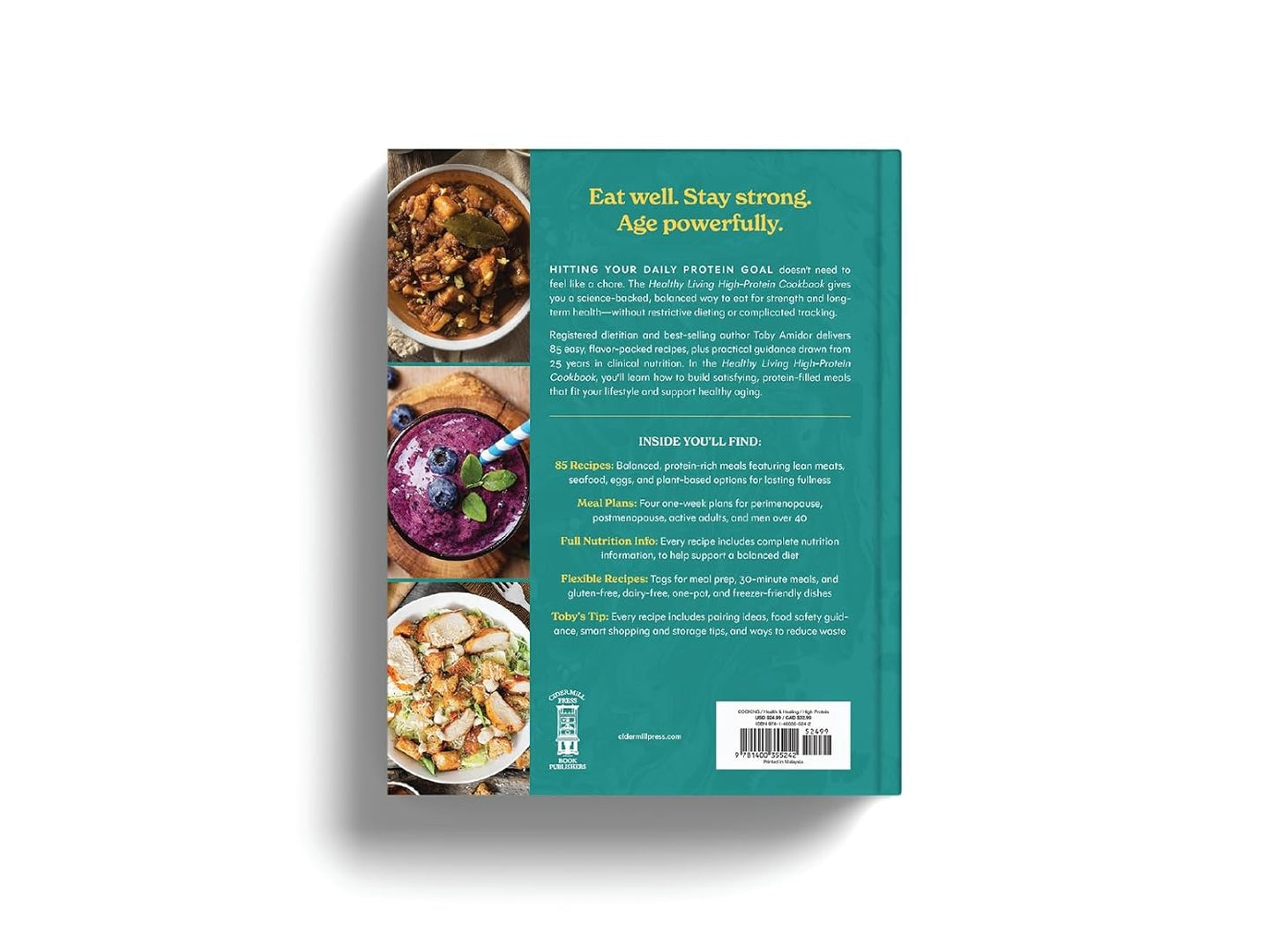 Healthy Living High-Protein Cookbook: 85 Recipes and Meal Plans to Build Muscle, Balance Metabolism, and Thrive at Any Age