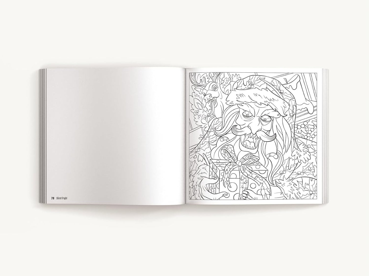 Silent Fright: A Very Merry Scary Christmas Coloring Book