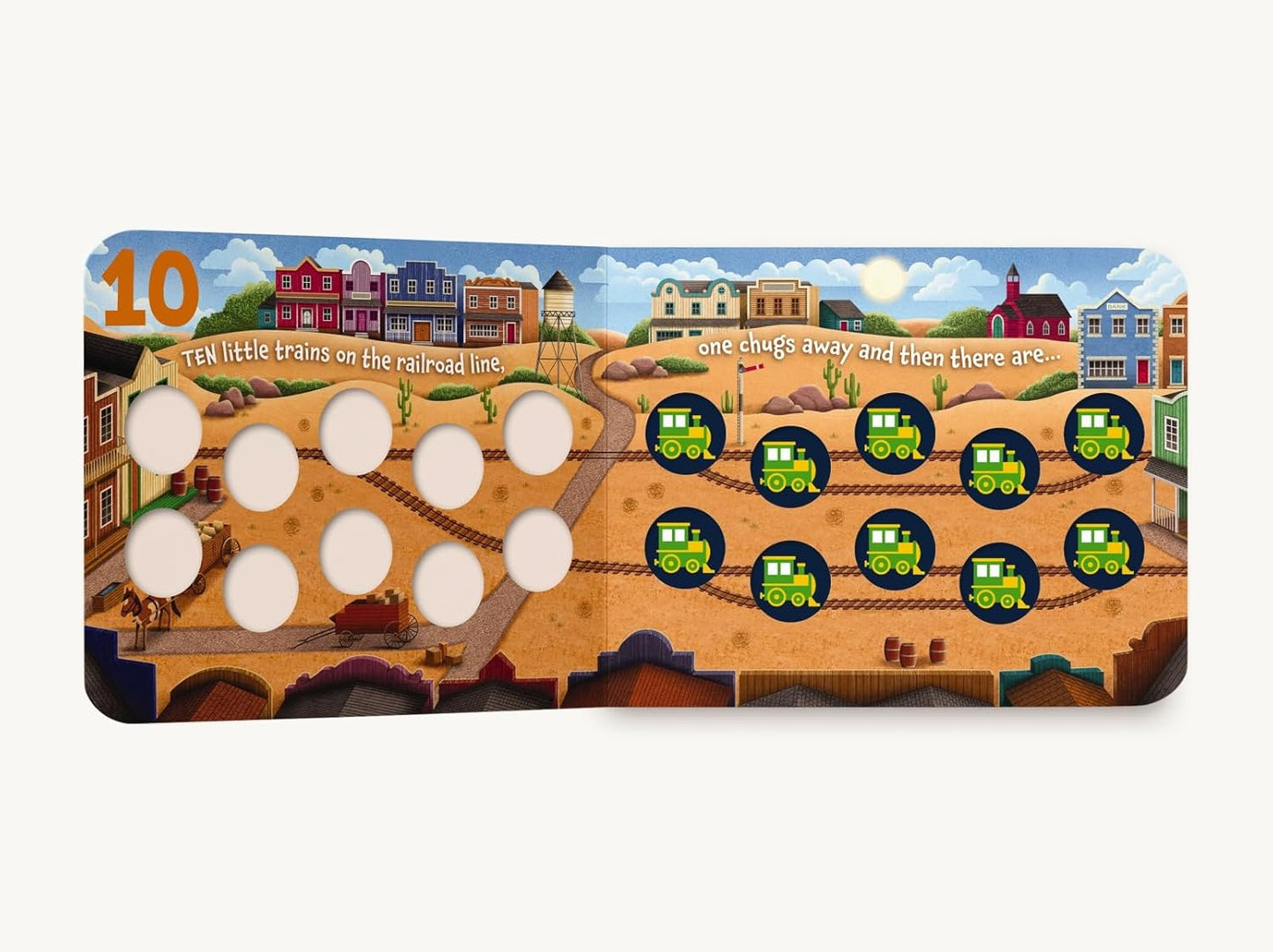 Ten Little Trains: A Counting Storybook