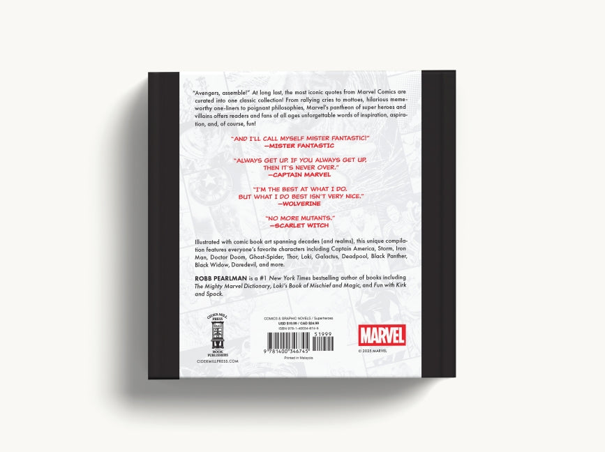 Marvel Comics Classic Quotes: Quotes Assemble! Insights from Earth’s Mightiest Heroes