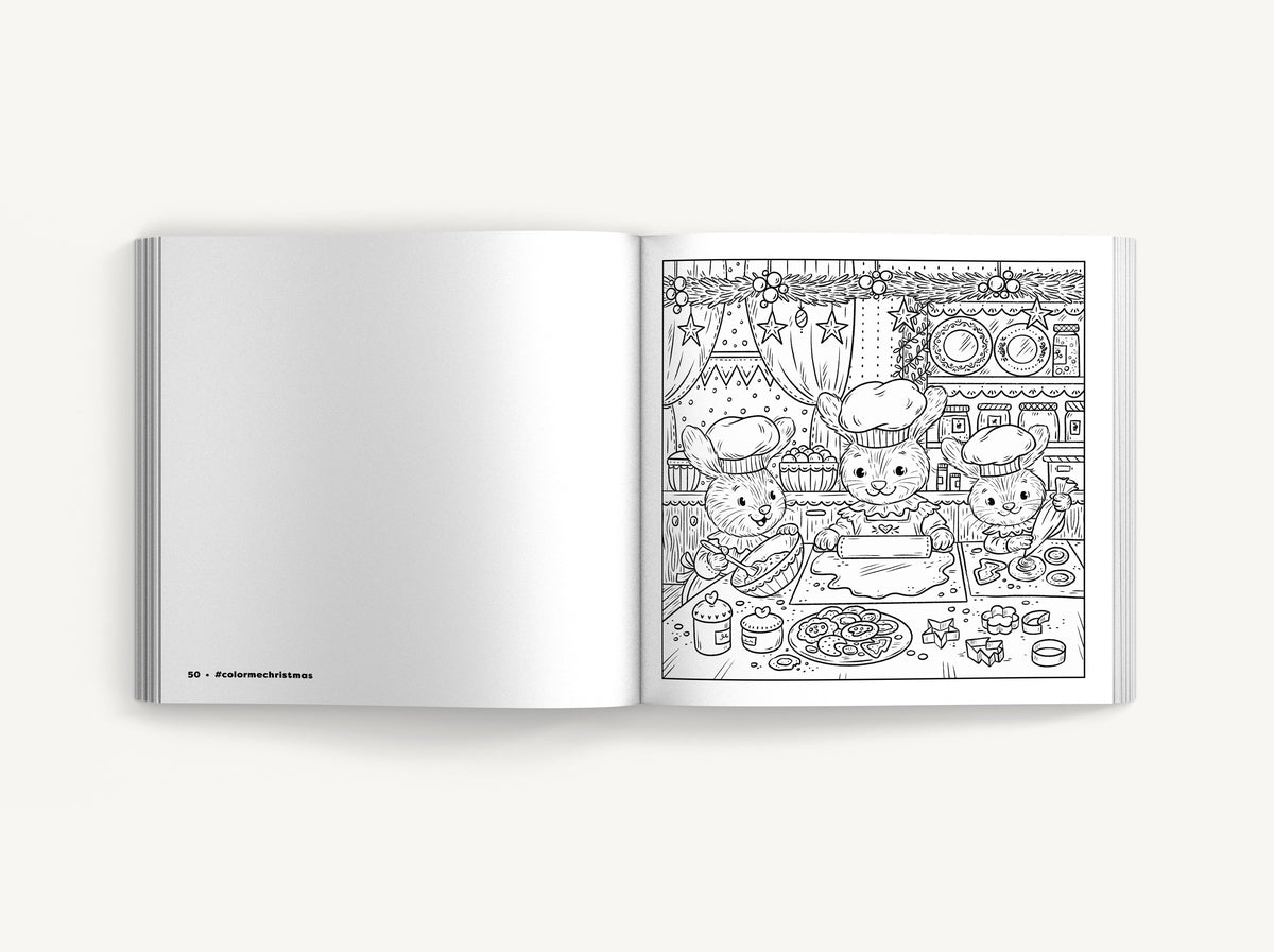 Color Me Christmas (for Kids!): 30 Festive Coloring Pages