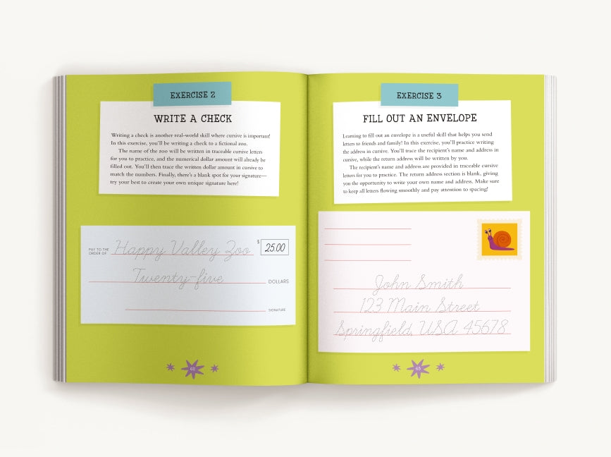 The Beginner's Cursive Handwriting Workbook: Learn to Write Cursive with Wacky Jokes & Puzzles