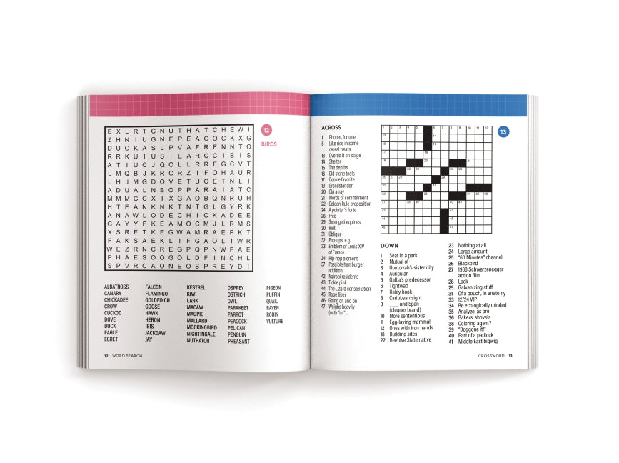 Brain Boost: 365 Brain Games for Adults: Crosswords, Word Searches, Logic Puzzles, Sudoku, and More