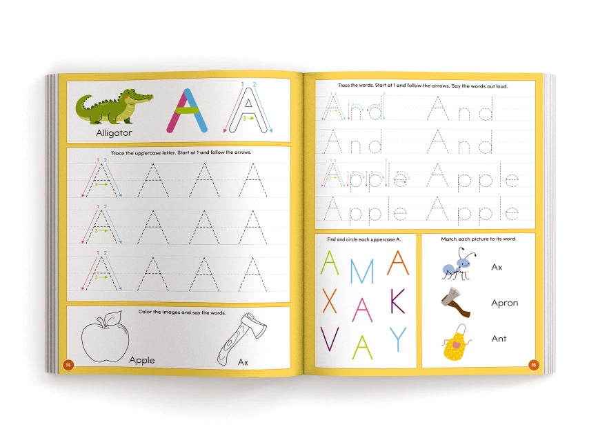 Big Handwriting Practice Workbook for Kids: Pen Control, Letter Tracing, Writing Activities, and More!