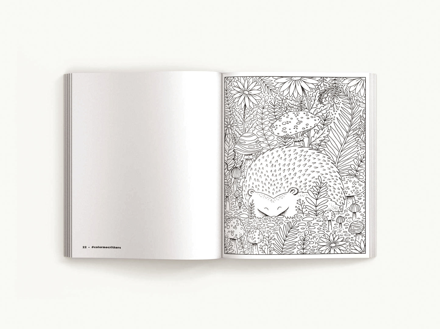 Color Me Critters: An Adorable Adult Coloring Book