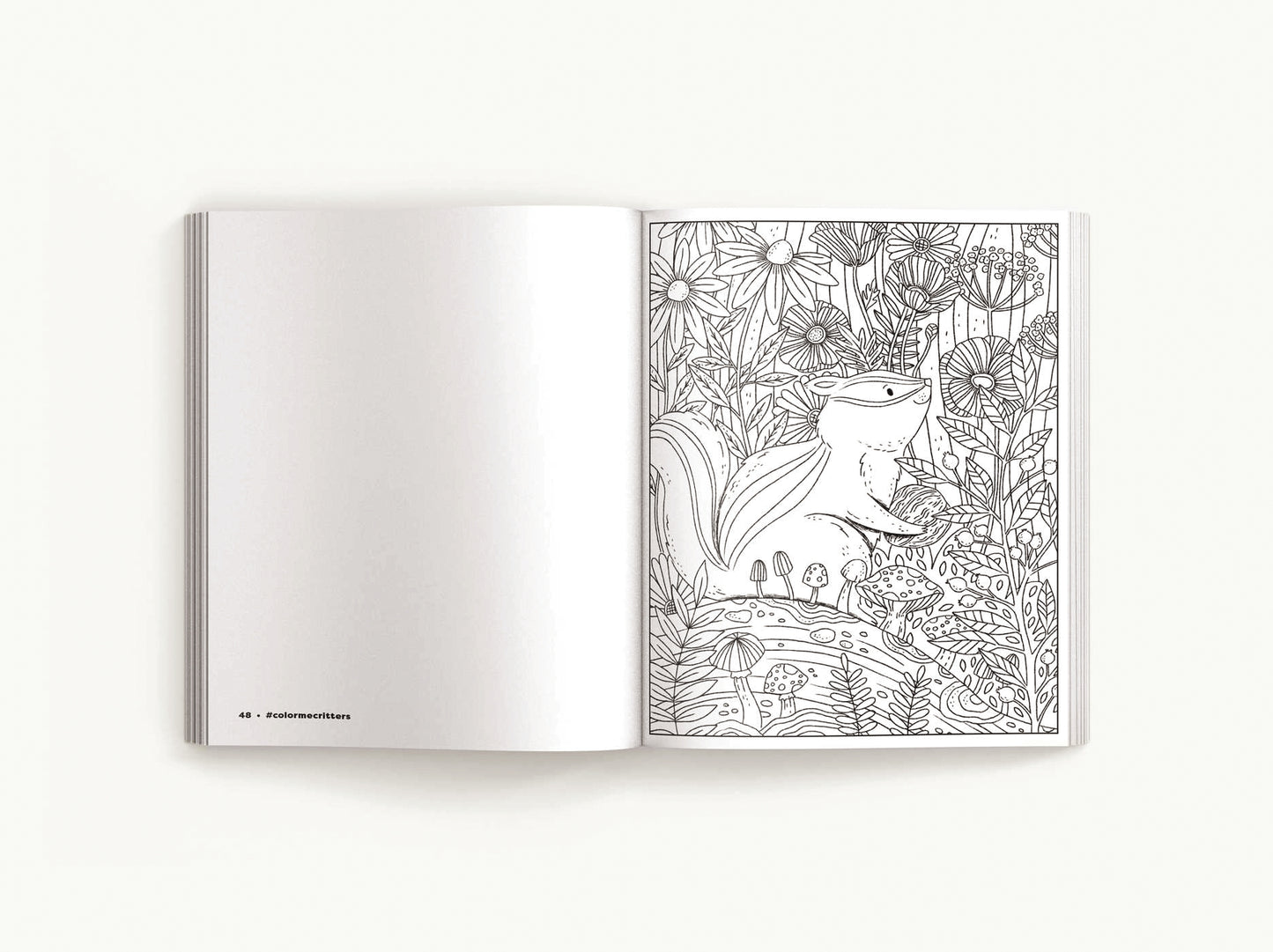 Color Me Critters: An Adorable Adult Coloring Book