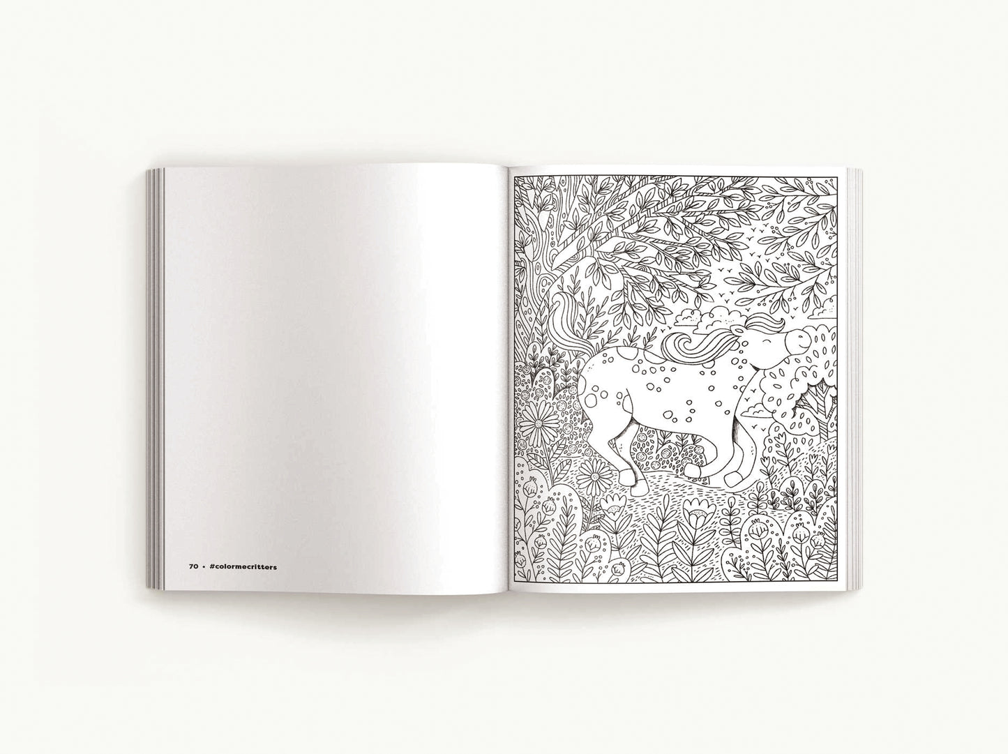 Color Me Critters: An Adorable Adult Coloring Book