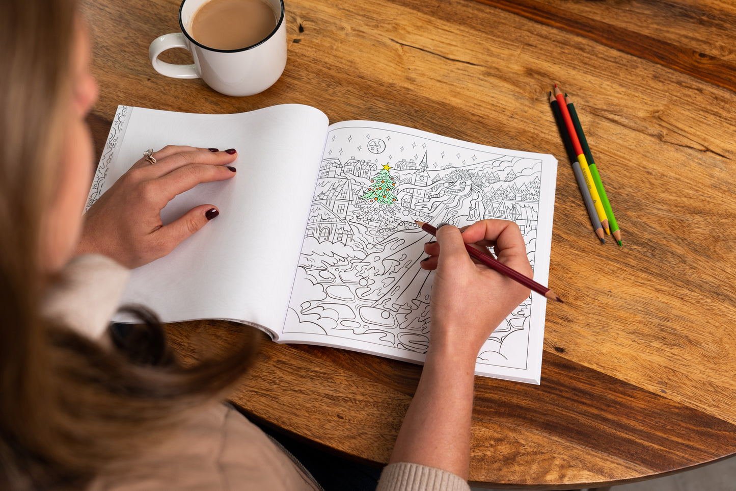 Silent Fright: A Very Merry Scary Christmas Coloring Book