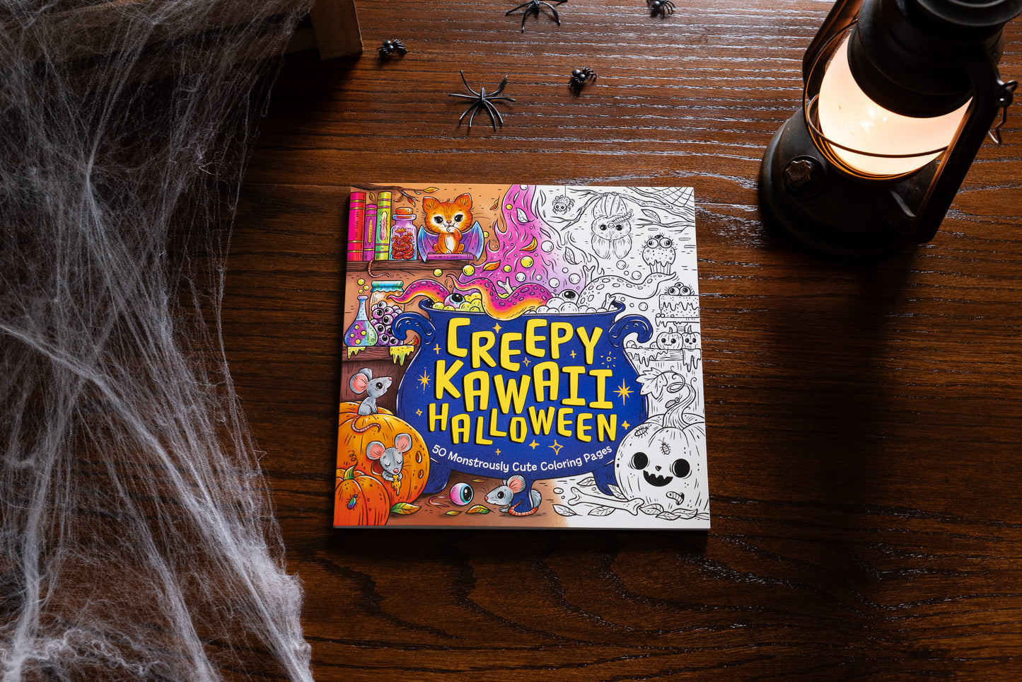 Creepy Kawaii Halloween: 50 Monstrously Cute Coloring Pages