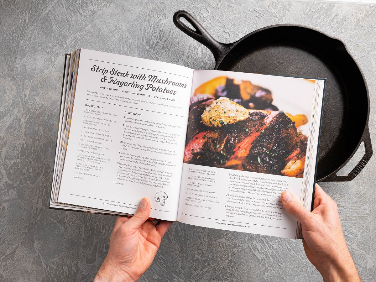 The Campfire Cast Iron Cookbook: The Ultimate Cookbook of Hearty and Delicious Cast Iron Recipes