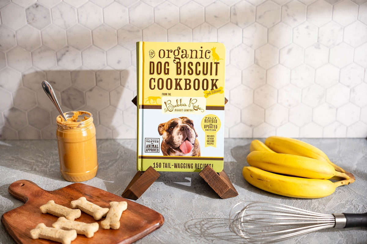 The Organic Dog Biscuit Cookbook (The Revised & Expanded Third Edition): Featuring Over 100 Pawsome Recipes!