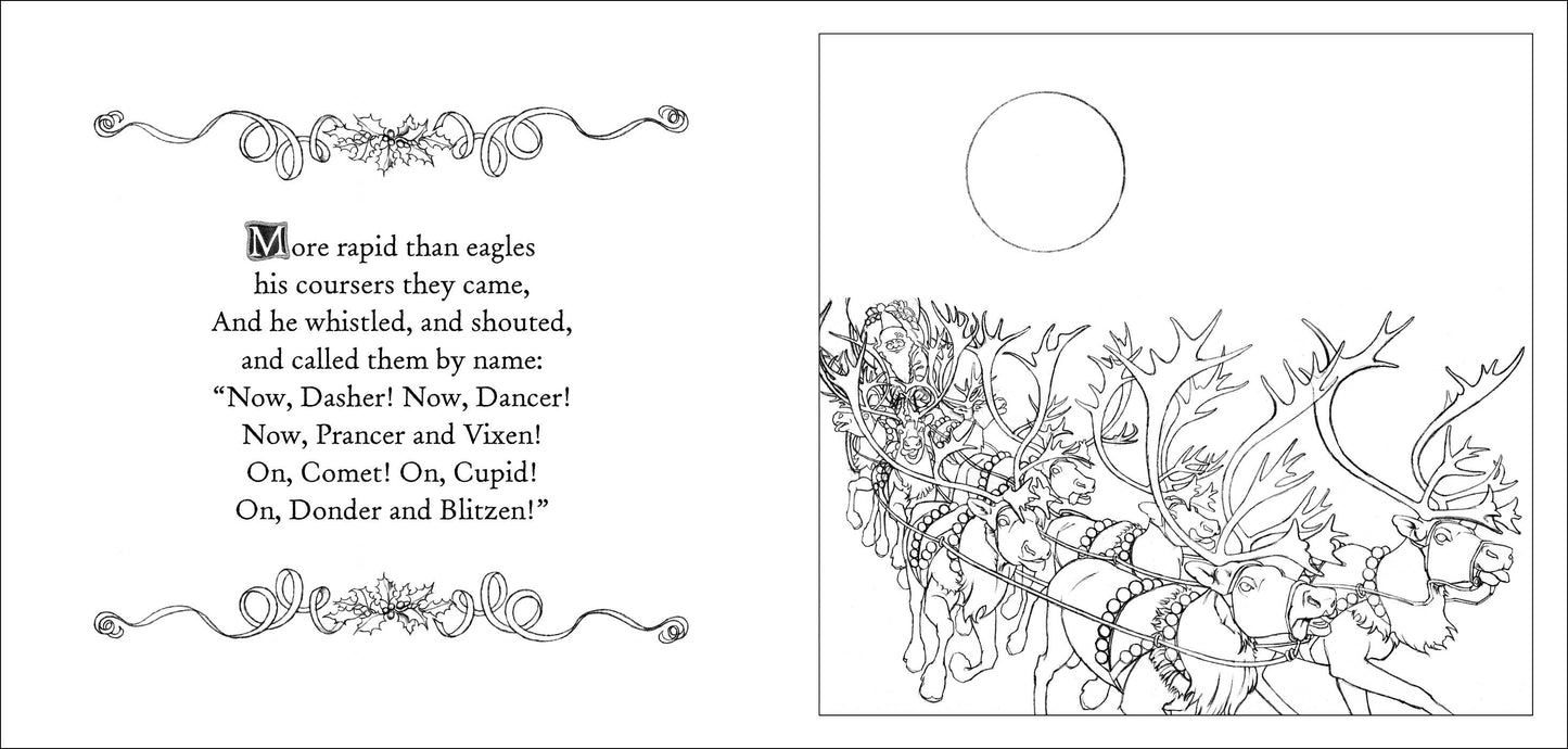 The Night Before Christmas Coloring Book: The Classic Edition