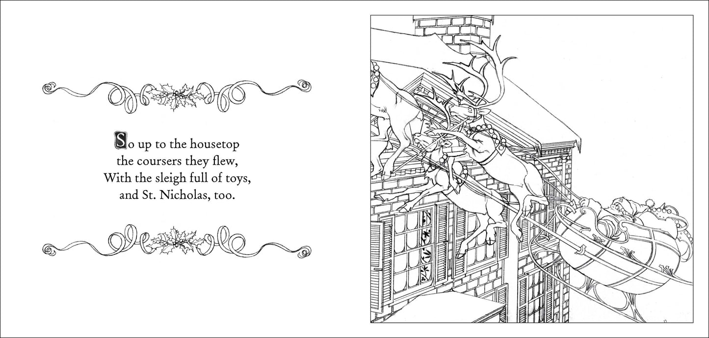 The Night Before Christmas Coloring Book: The Classic Edition