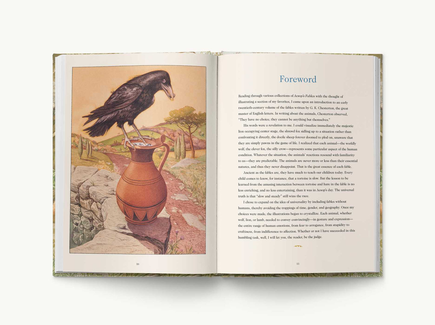 Aesop's Fables Hardcover: The Classic Edition by acclaimed illustrator, Charles Santore