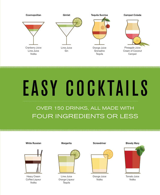 Easy Cocktails: Over 150 Drinks, All Made with Four Ingredients or Less