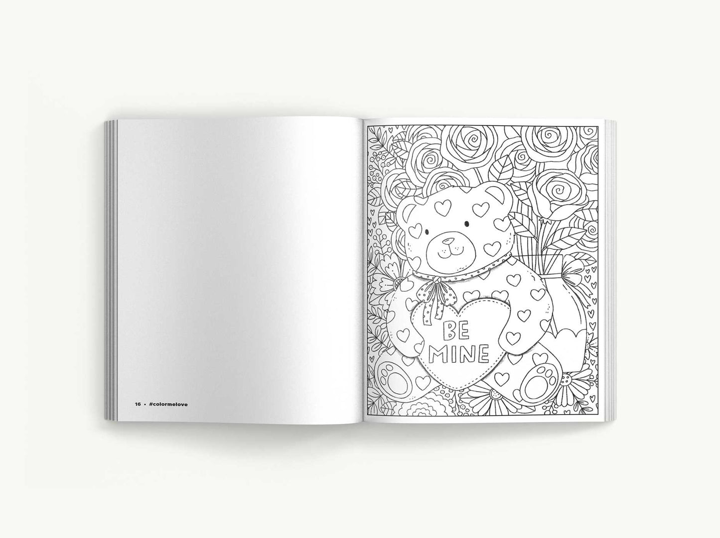 Color Me Love: A Valentine's Day Coloring Book