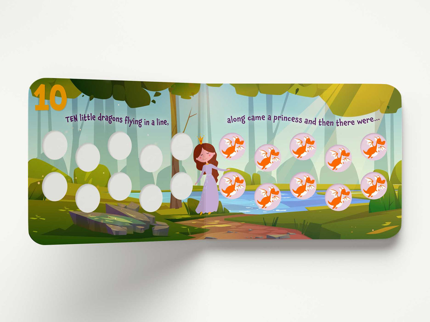 Ten Little Dragons: A Counting Storybook