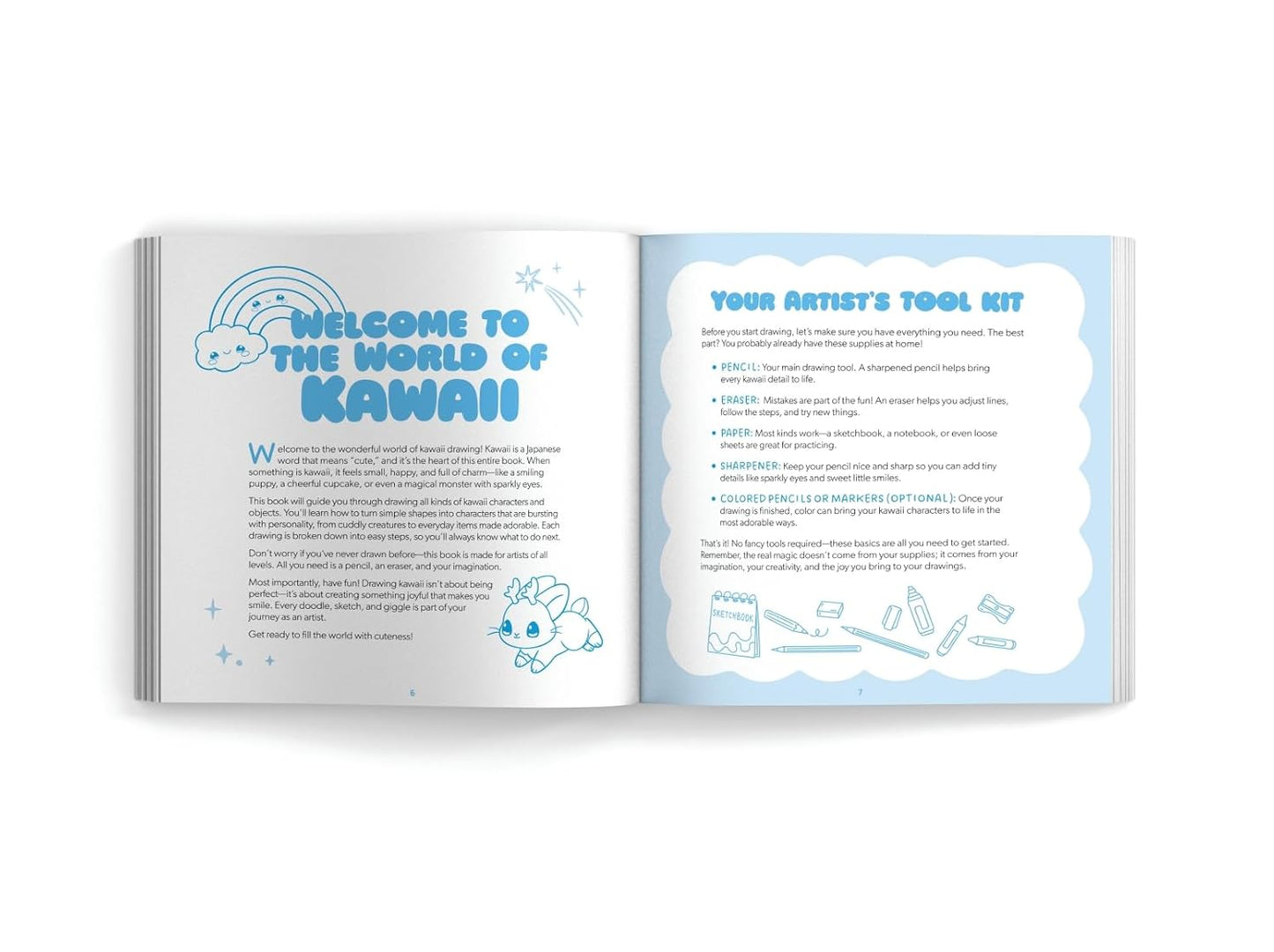 How to Draw Kawaii For Kids: Learn to Draw Cute Creatures, Mythical Monsters & Friends