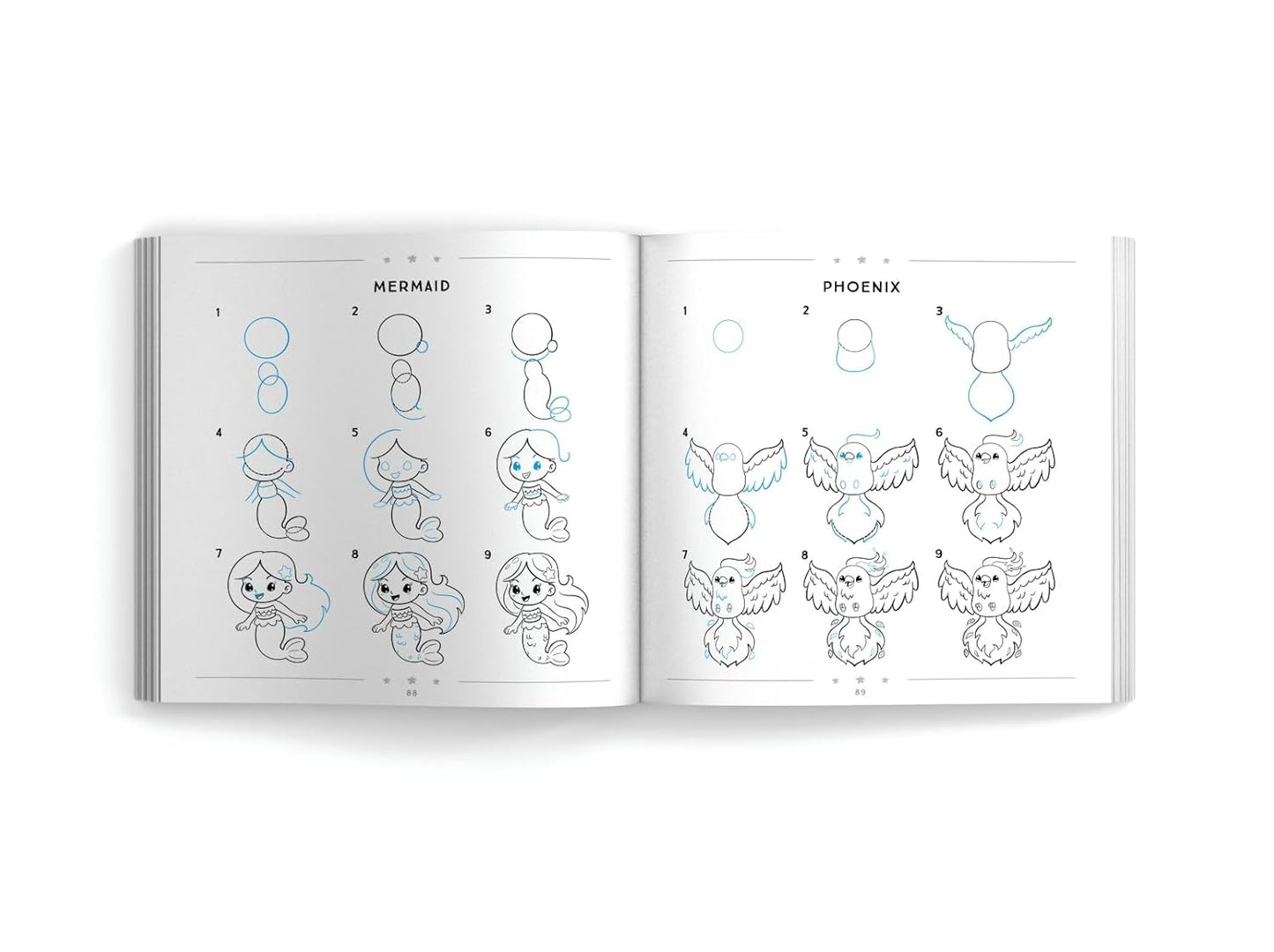 How to Draw Kawaii For Kids: Learn to Draw Cute Creatures, Mythical Monsters & Friends