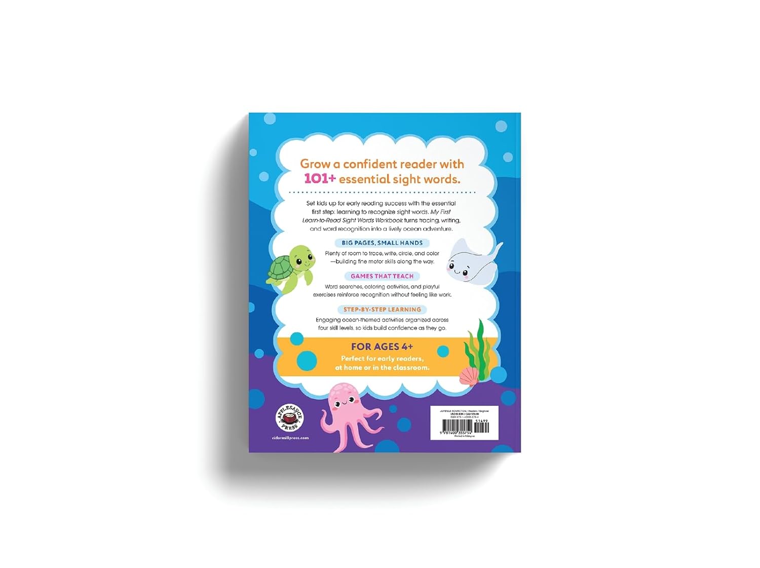 My First Learn-to-Read Sight Words Workbook: Fun Tracing, Writing