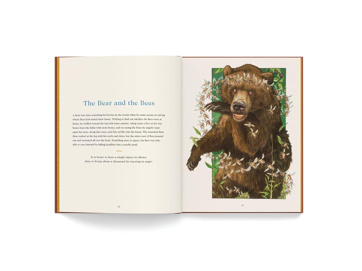 Aesop’s Fables: The Collectible Leather Edition: The Classic Edition by acclaimed illustrator, Charles Santore