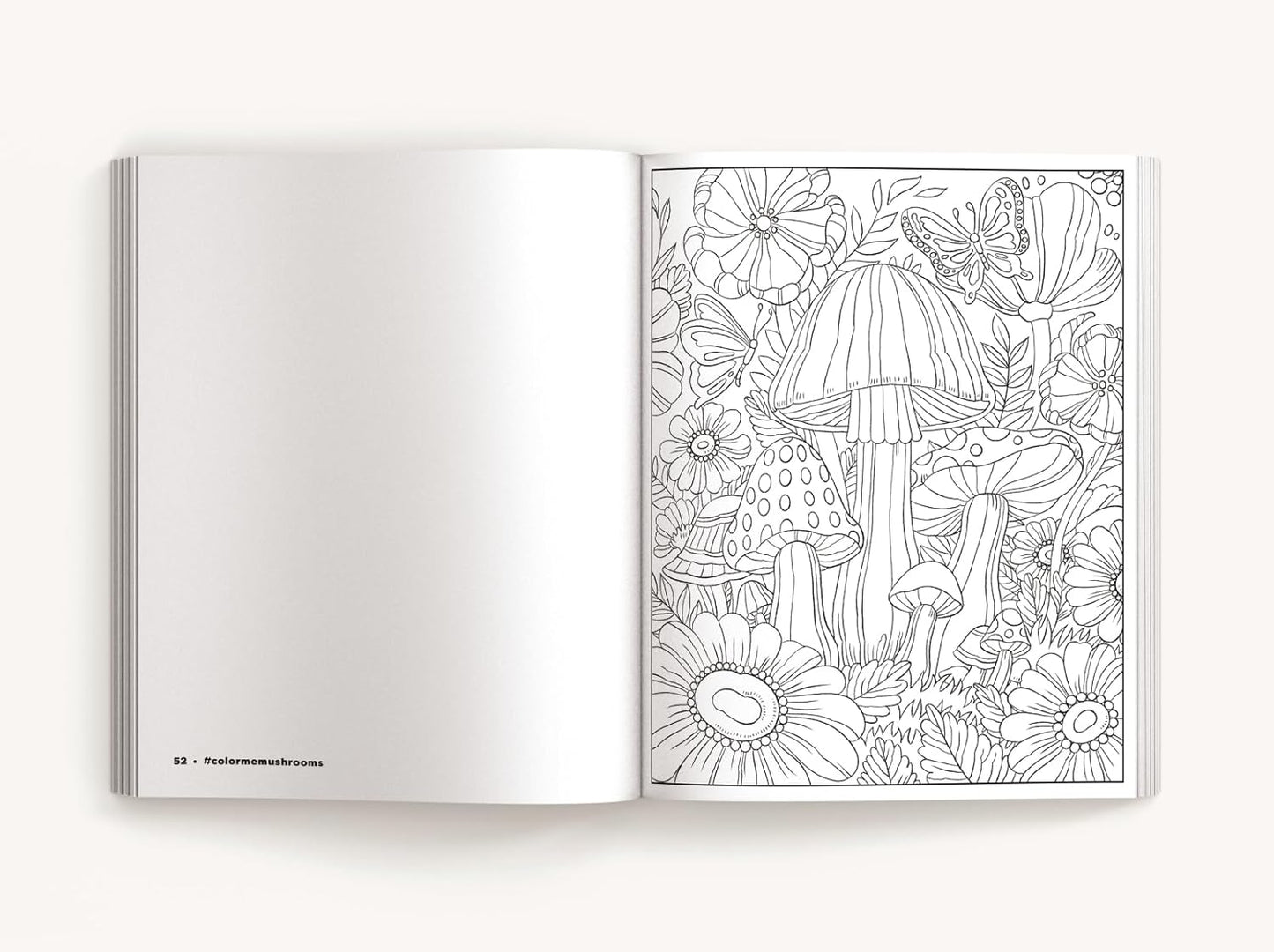 Color Me Mushrooms: A Funky Fungi Coloring Book