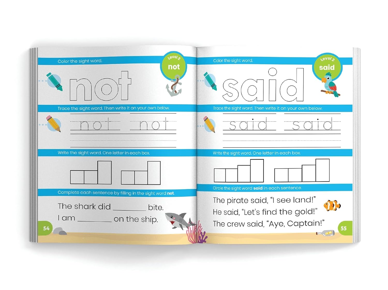 My First Learn-to-Read Sight Words Workbook: Fun Tracing, Writing