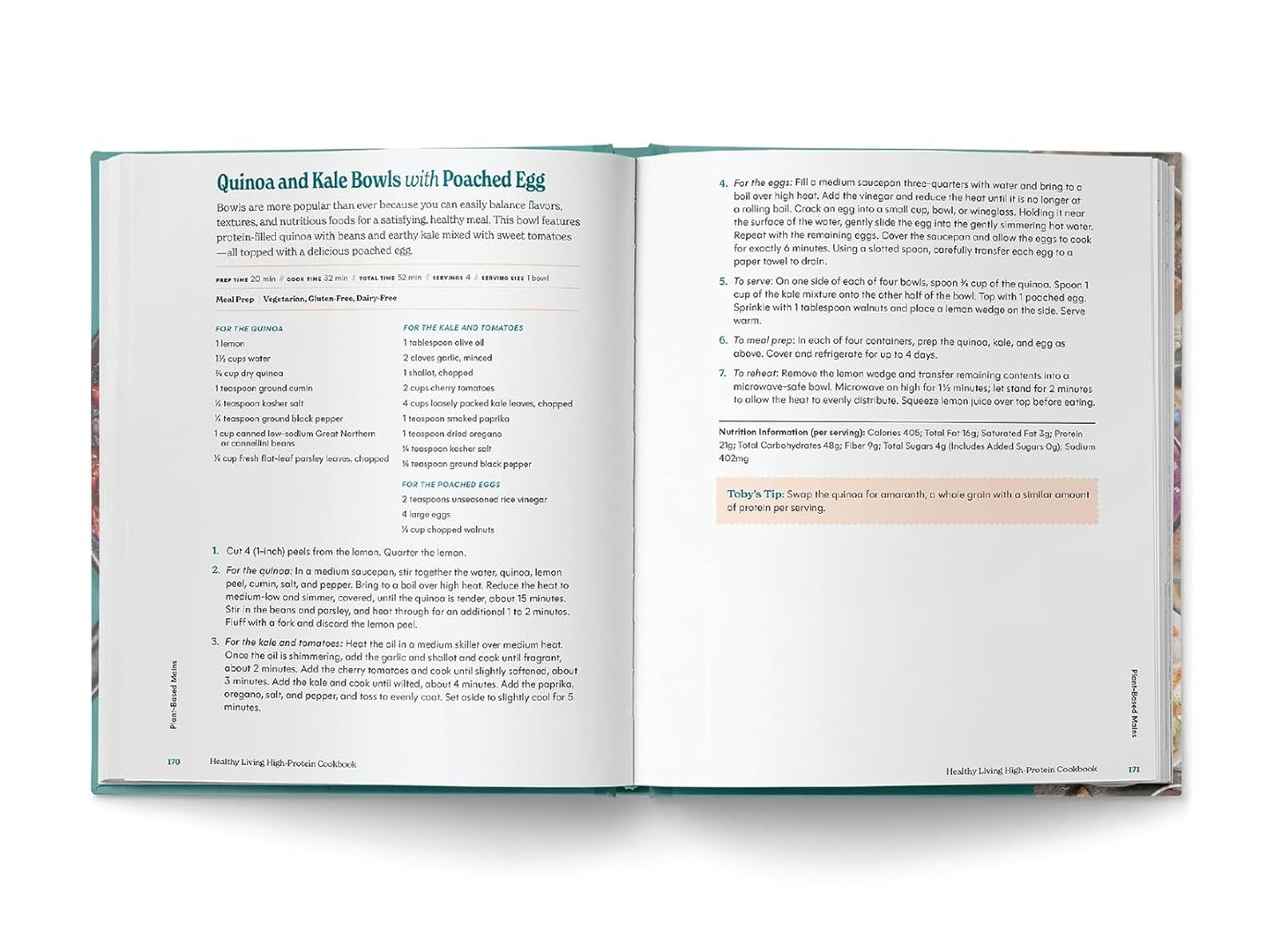 Healthy Living High-Protein Cookbook: 85 Recipes and Meal Plans to Build Muscle, Balance Metabolism, and Thrive at Any Age