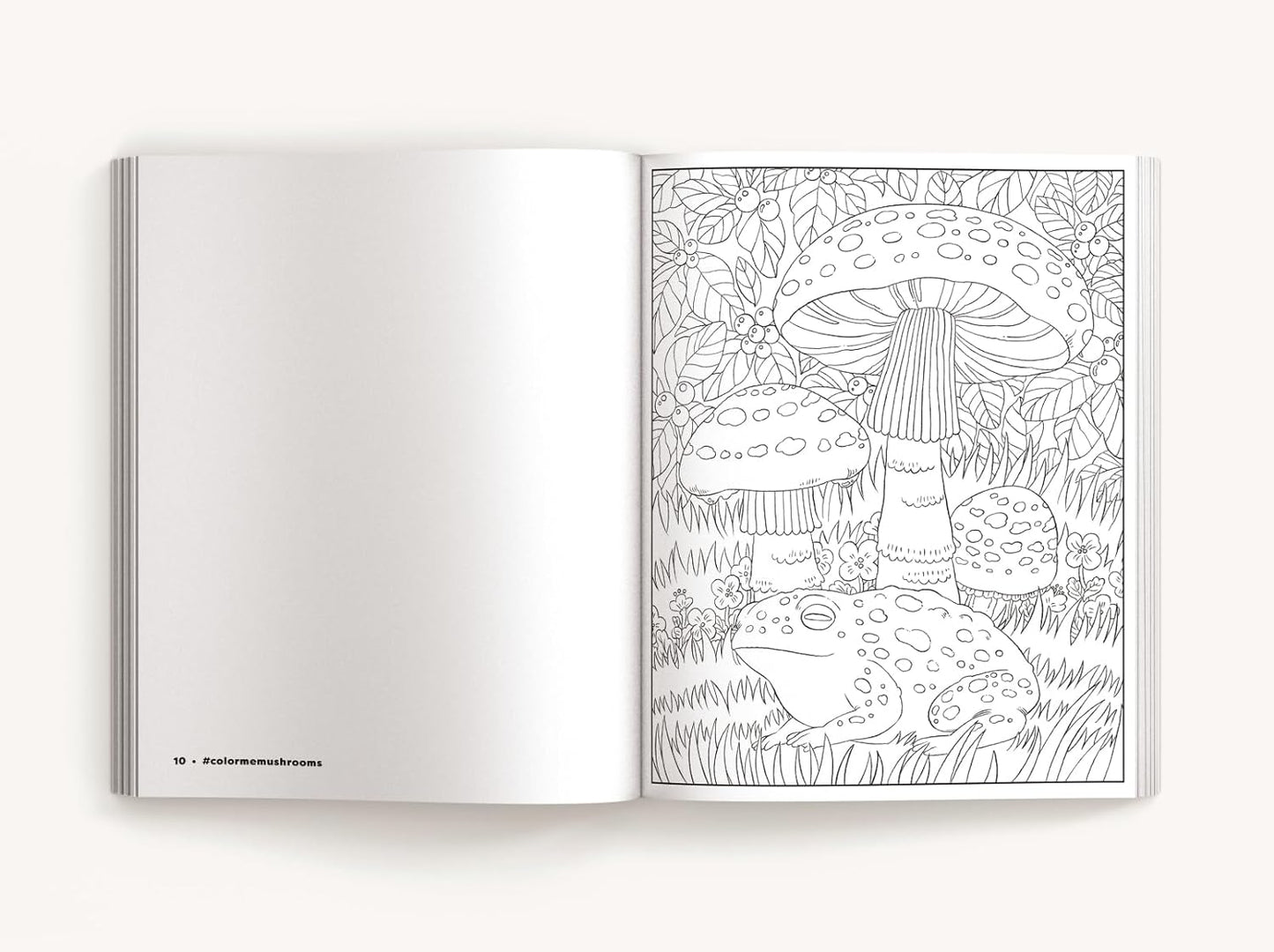 Color Me Mushrooms: A Funky Fungi Coloring Book