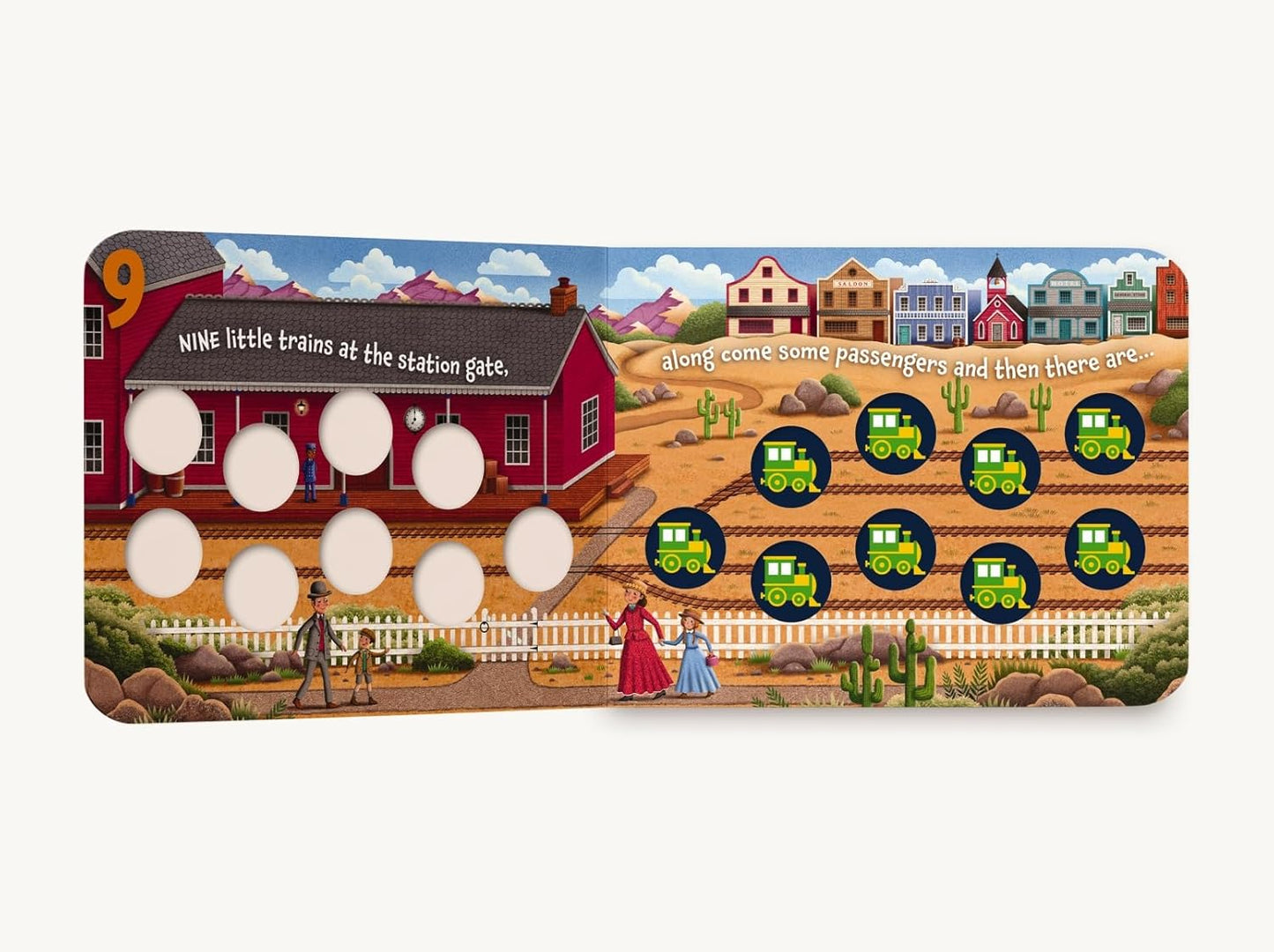 Ten Little Trains: A Counting Storybook