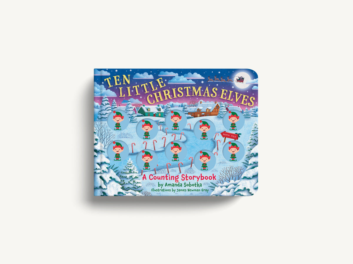 Ten Little Christmas Elves: A Counting Storybook (A Sensory Math Learning Activity Book)