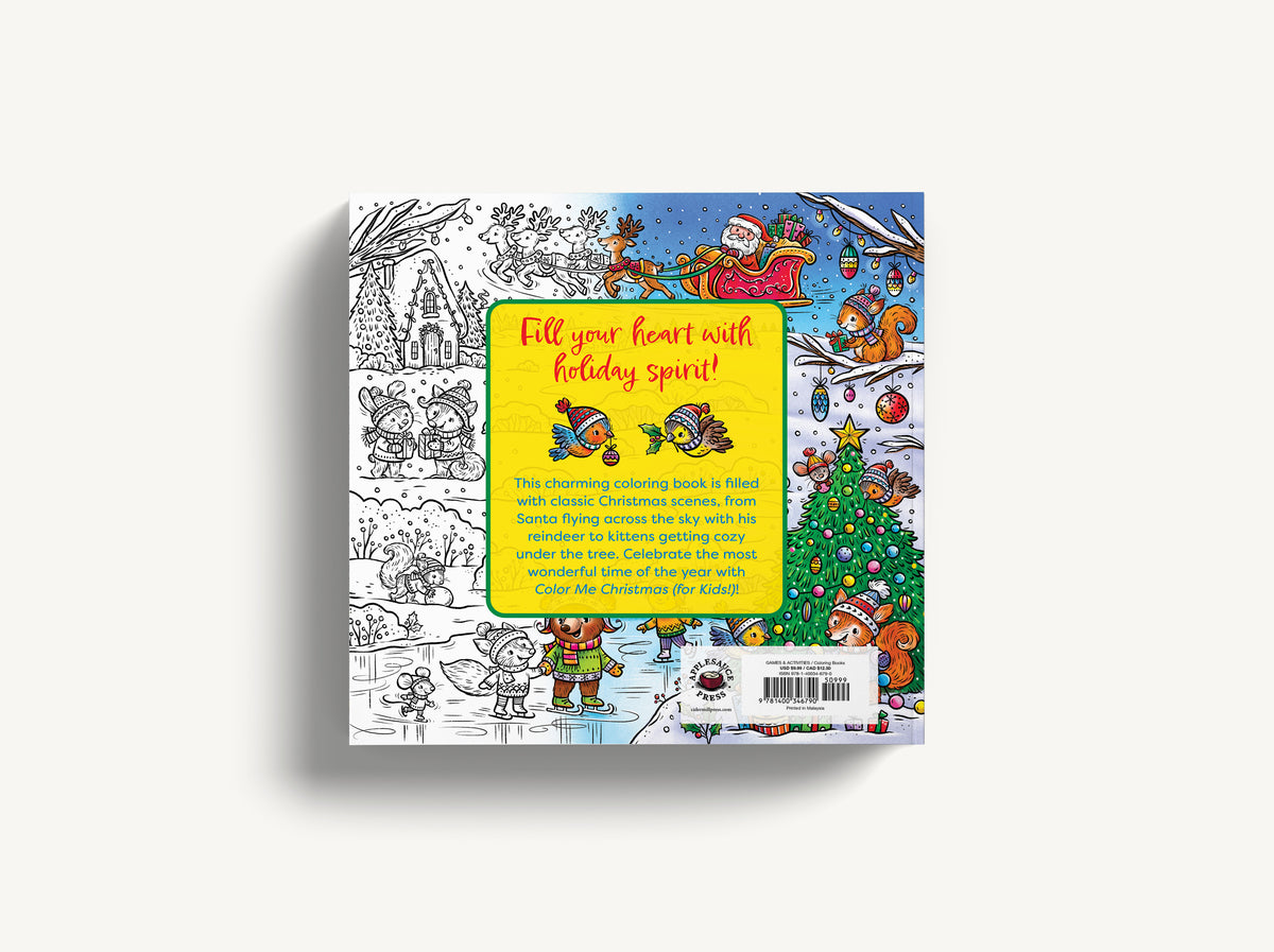 Color Me Christmas (for Kids!): 30 Festive Coloring Pages