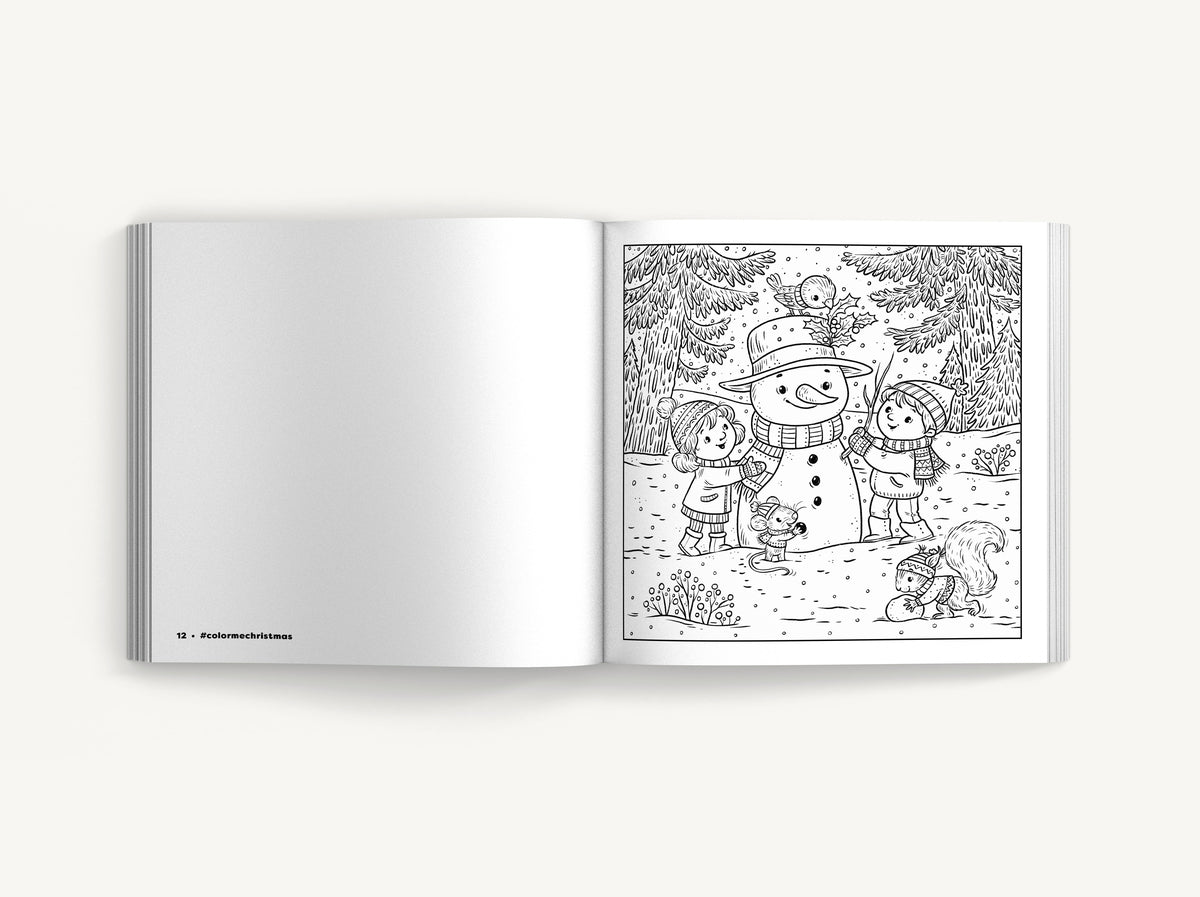 Color Me Christmas (for Kids!): 30 Festive Coloring Pages
