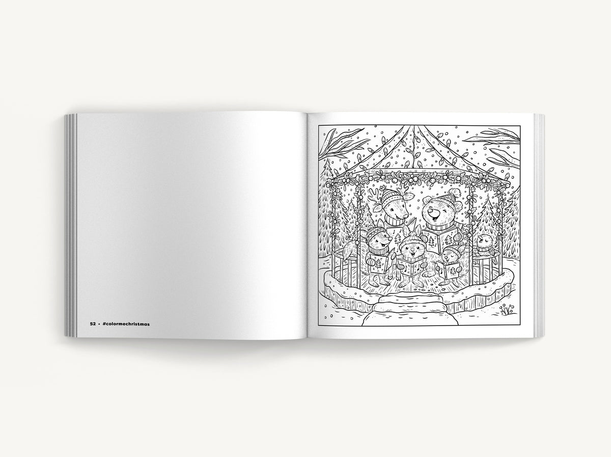 Color Me Christmas (for Kids!): 30 Festive Coloring Pages