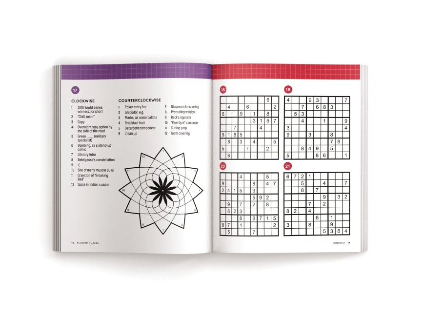 Brain Boost: 365 Brain Games for Adults: Crosswords, Word Searches, Logic Puzzles, Sudoku, and More