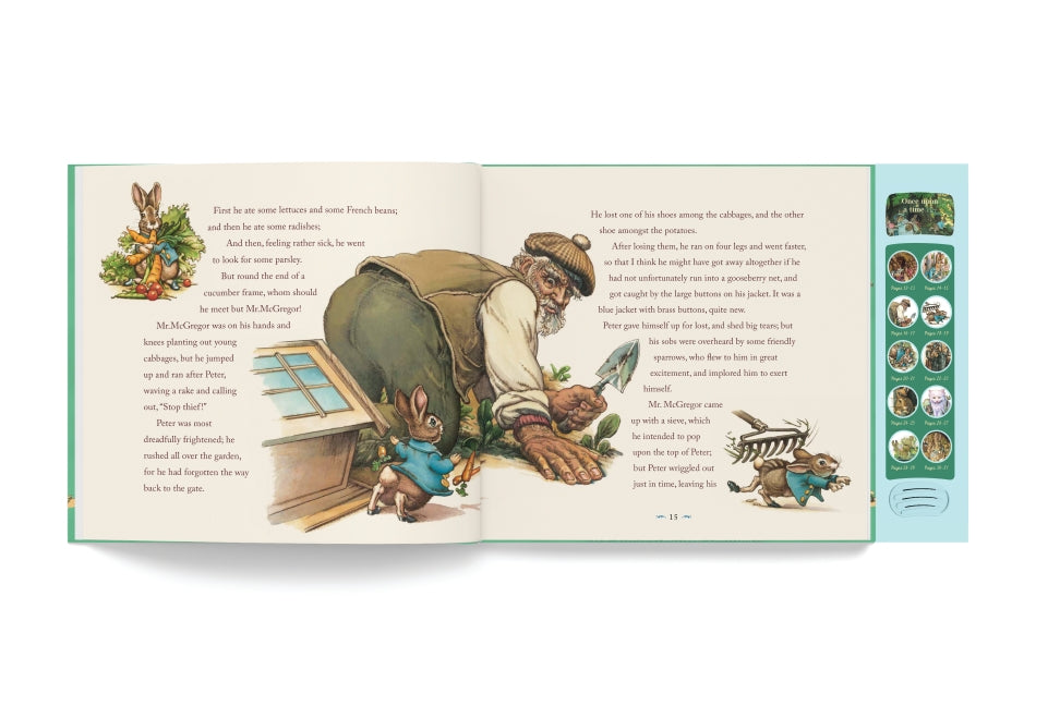The Classic Tale of Peter Rabbit: A Press & Play Storybook – Cider