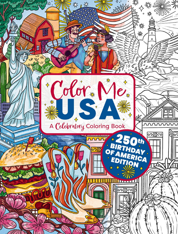 Color Me USA: A Celebratory Coloring Book – Cider Mill Press