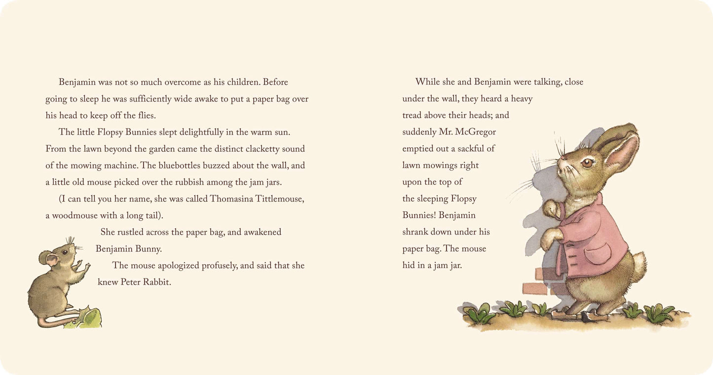 The Classic Tale of the Flopsy Bunnies Oversized Padded Board Book: The Classic Edition by acclaimed illustrator, Charles Santore