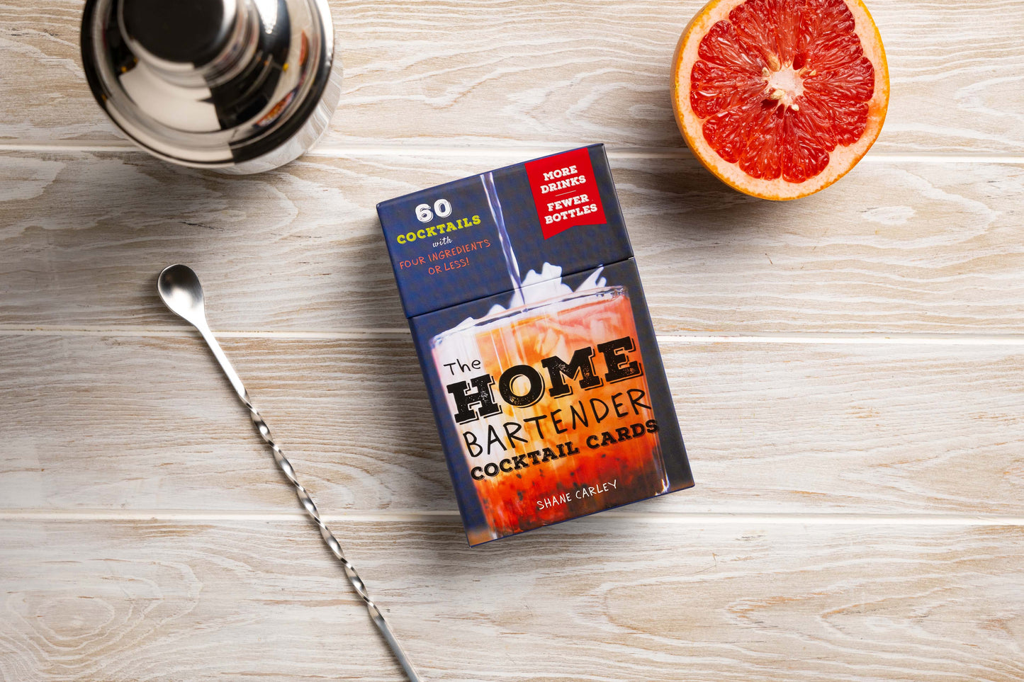 The Home Bartender Cocktail Cards: 60 Cocktails with Four Ingredients or Less