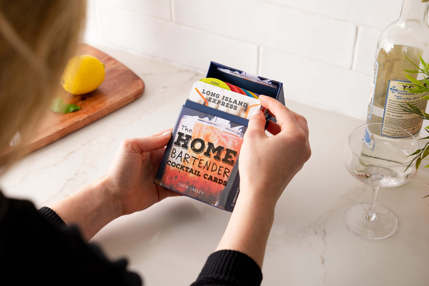 The Home Bartender Cocktail Cards: 60 Cocktails with Four Ingredients or Less