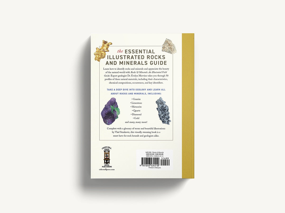 Field Guide For Rocks Rocks & Minerals: An Illustrated Field Guide – Cider Mill Press