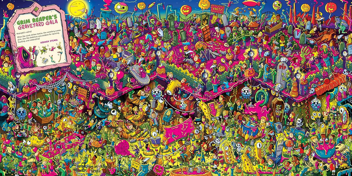 Halloween Search-and-Find Adventures: A Hunt Full of Tricks and Treats