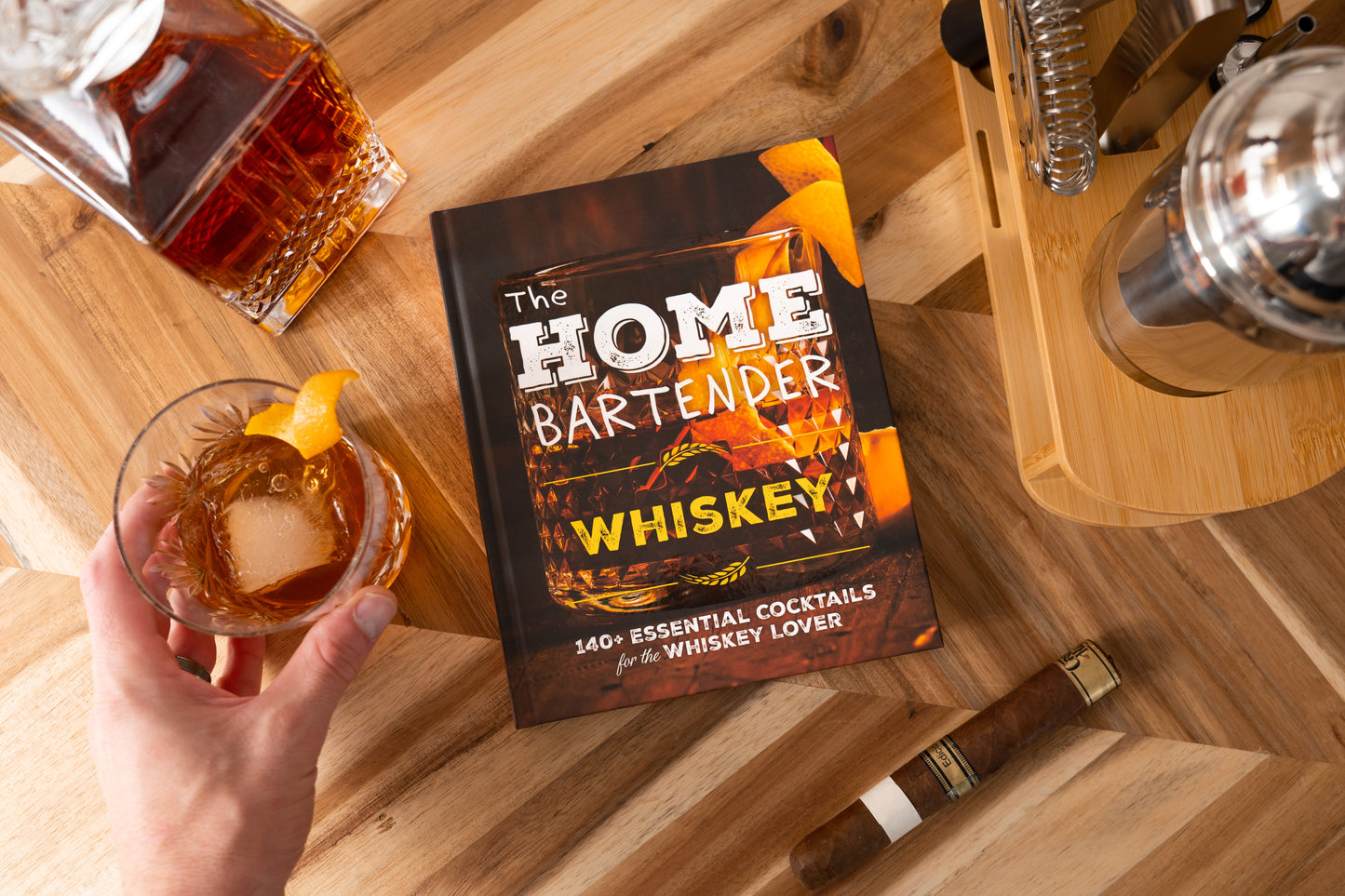 The Home Bartender: Whiskey: 100+ Essential Cocktails for the Whiskey Lover