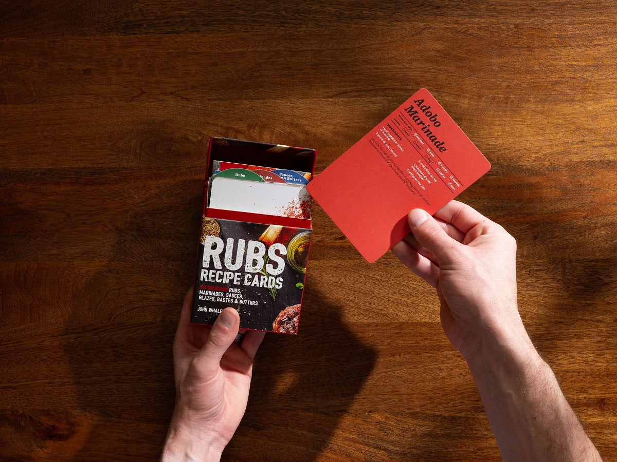 Rubs Recipe Cards: 60 Delicious Marinades, Sauces, Seasonings, Glazes & Bastes
