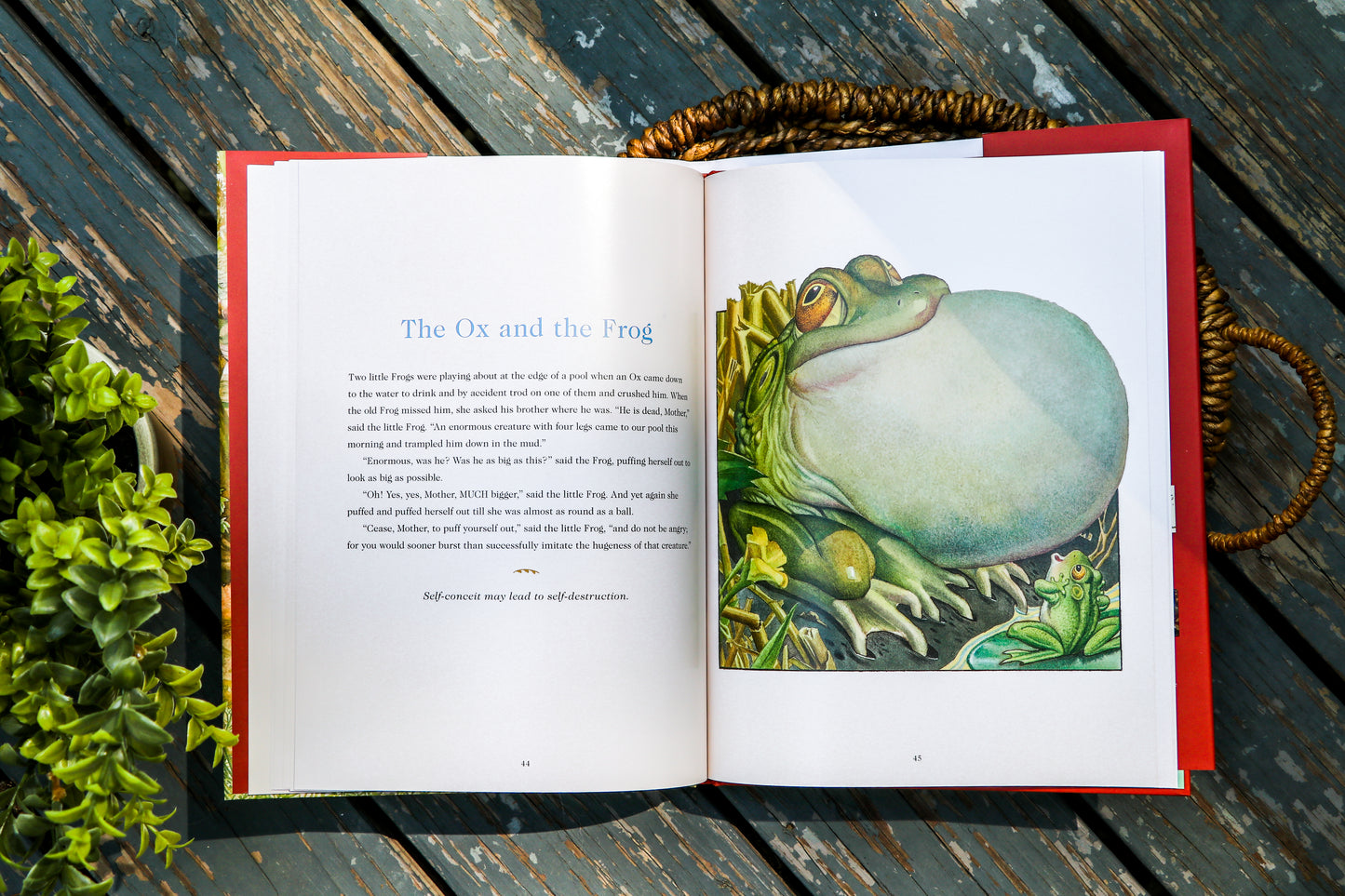 Aesop's Fables Hardcover: The Classic Edition by acclaimed illustrator, Charles Santore