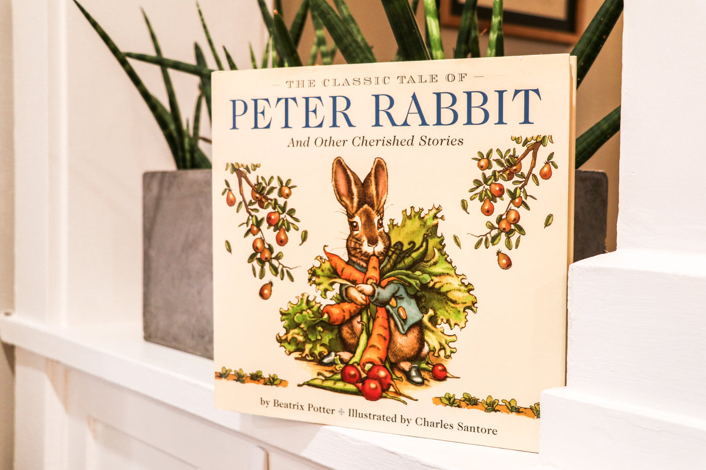 The Classic Tale of Peter Rabbit Hardcover: The Classic Edition by acclaimed Illustrator, Charles Santore