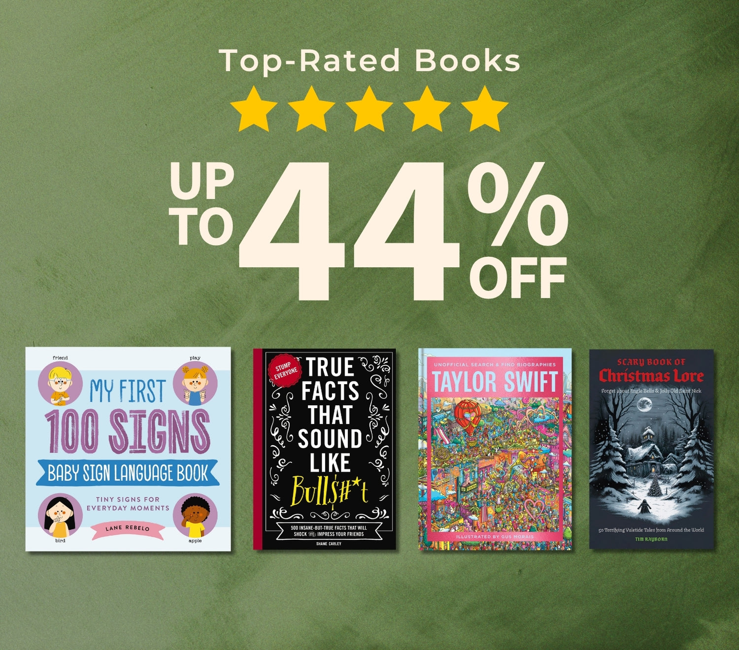 Top Rated Books 5 Starts up to 40% off