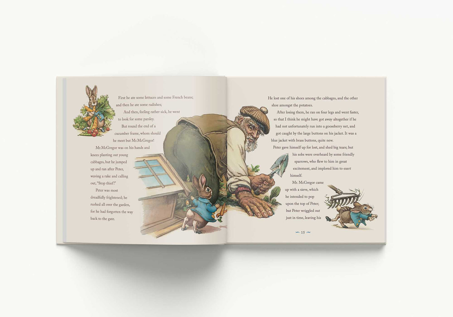 The Classic Tale of Peter Rabbit Hardcover: The Classic Edition by The New York Times Bestselling Illustrator, Charles Santore