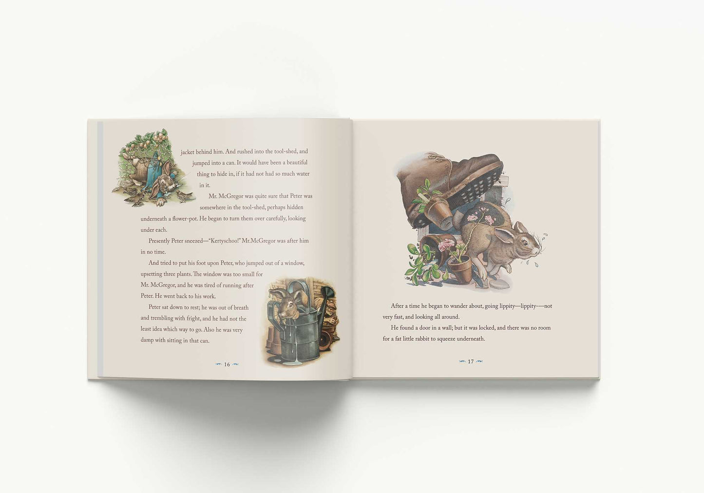 The Classic Tale of Peter Rabbit Hardcover: The Classic Edition by acclaimed Illustrator, Charles Santore