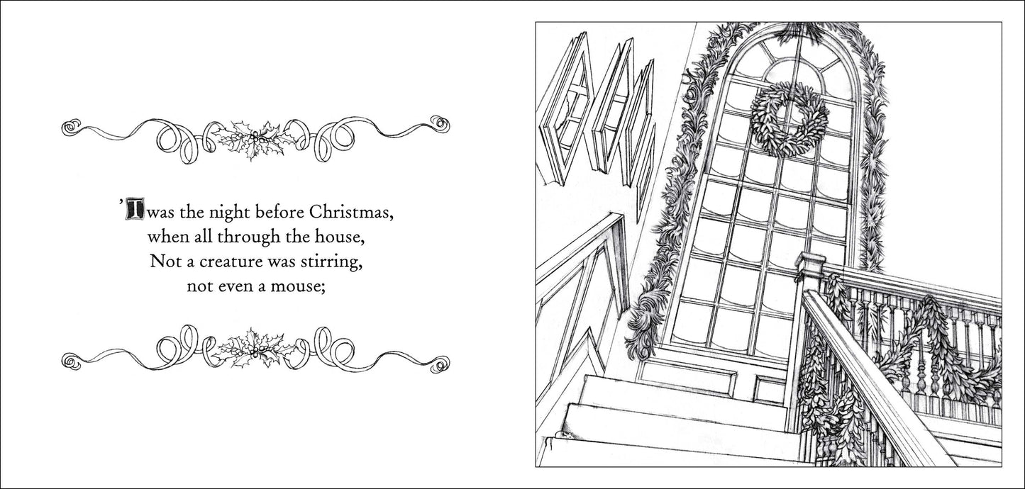 The Night Before Christmas Coloring Book: The Classic Edition, The New York Times Bestseller (Christmas Activities, Gifts for Kids, Family Traditions, Christmas Books)